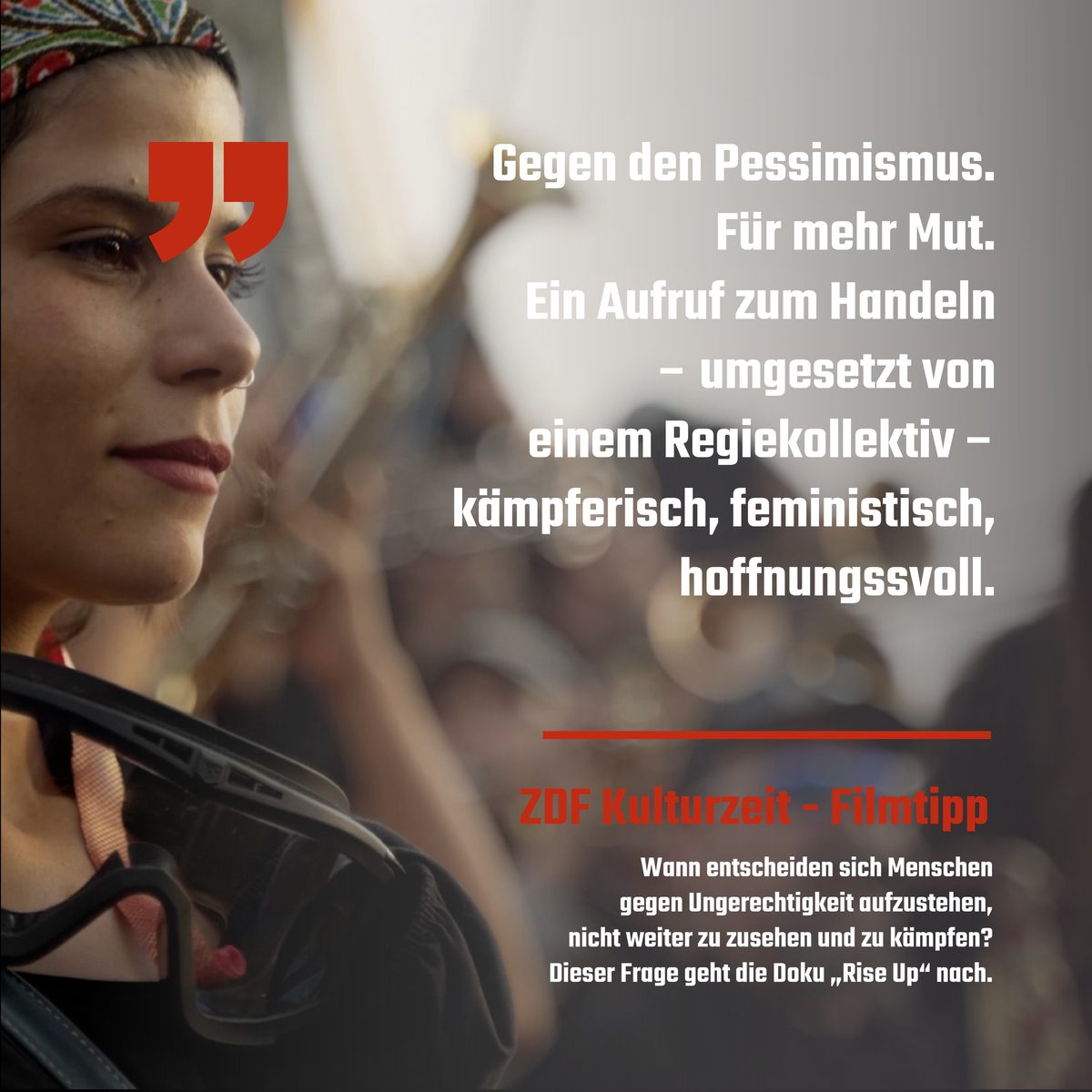 3sat Kulturzeit: „Gegen den Pessimismus. Für mehr Mut. Ein Aufruf zum Handeln …“
